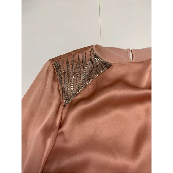 Vintage Silk Beaded Dress - Picture 4 of 9